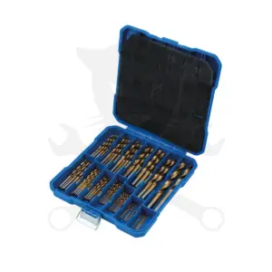 Csigafúró készlet HSS TiN Titán bevonatú 99 db-os 1.0-10.0 mm LASER