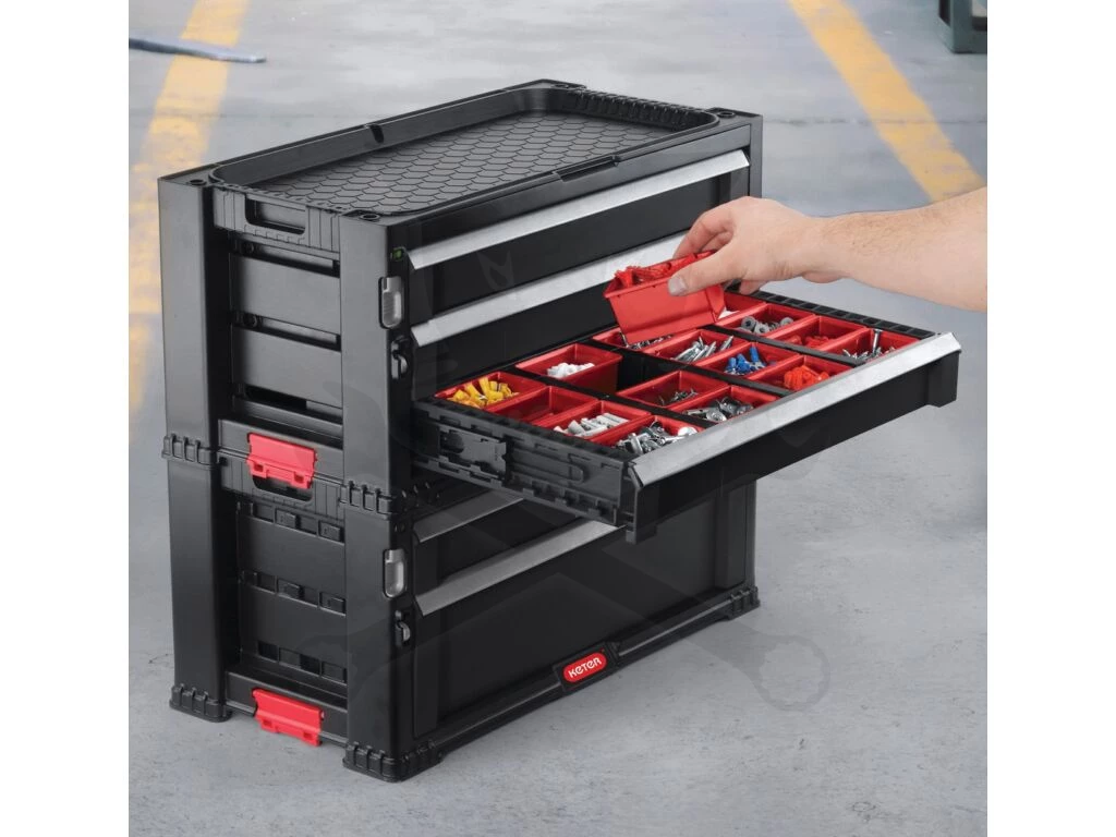 Szerszámos láda Tool Chest 3 fiókos tárolórendszer - KETER - Image 2