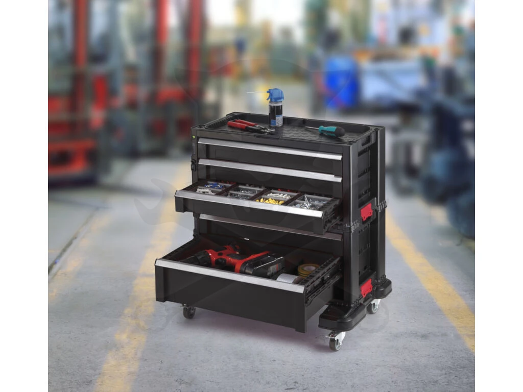 Szerszámos láda Tool Chest 3 fiókos tárolórendszer - KETER - Image 4