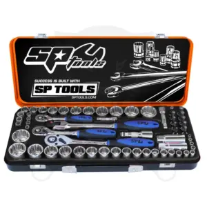 Dugókulcs készlet 1/4"-3/8"-1/2" COLOS+Metrikus 12 szög 59 db SP Tools