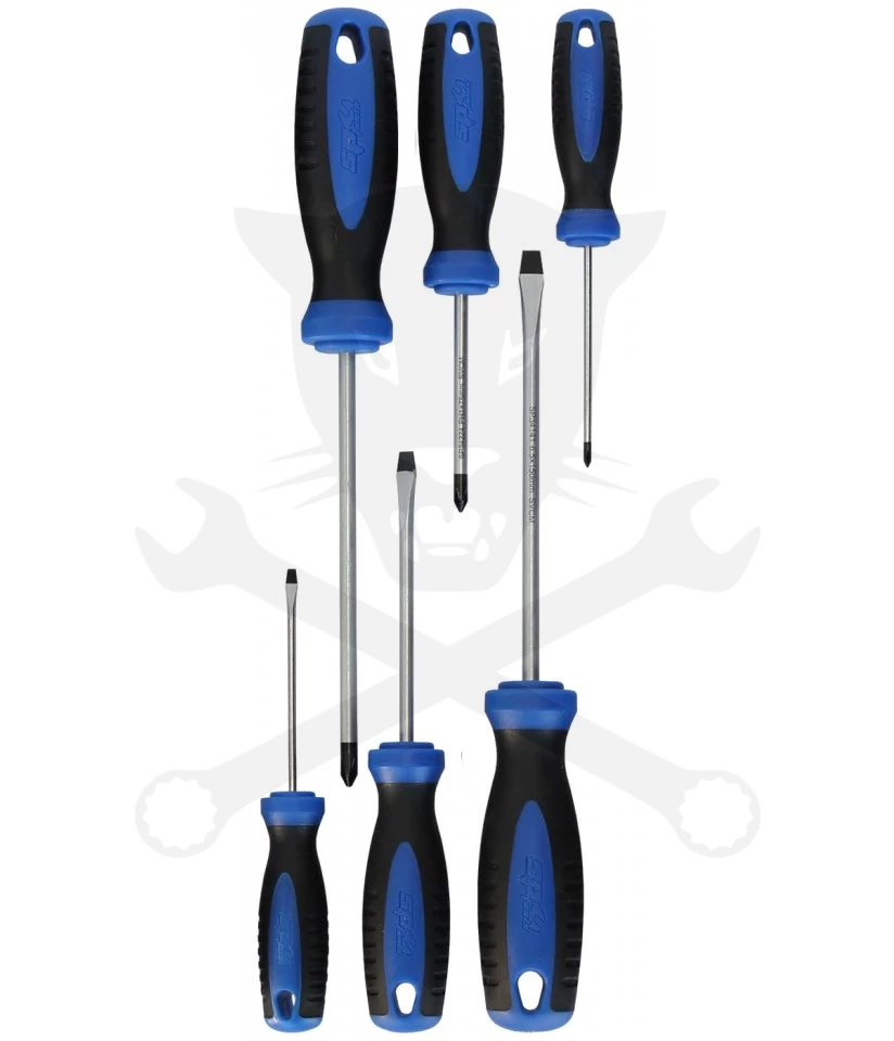 Csavarhúzó készlet - 6 részes - PHILLIPS / LAPOS - SP Tools