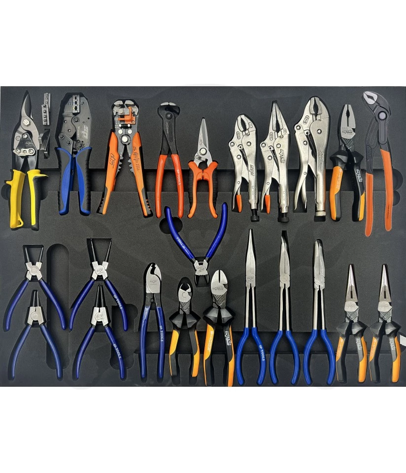Tálcás SP Tools "XL" Fogó készlet Performance PROFI 23 db-os
