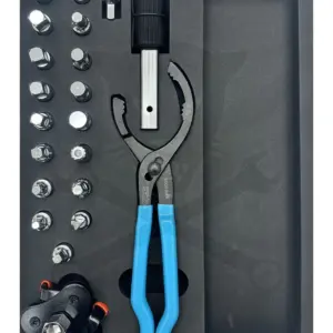Tálcás SP Tools "S" Olajcsere készlet 21db-os