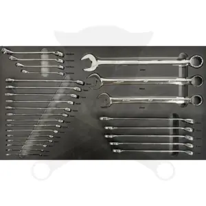 Tálcás SP Tools "XL" Csillag-villáskulcs készlet 26 db-os - QUAD DRIVE