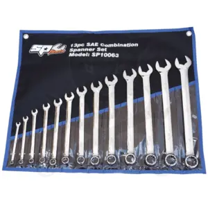 Csillag-villáskulcs készlet 13 db COLOS 1/4"-1"  QUAD DRIVE - SP Tools