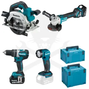 Szerszámgép szett, akkus - 18V 2db 5.0Ah -  6 részes - Makita
