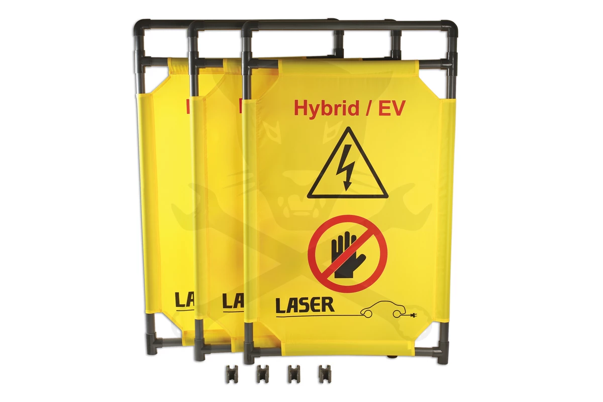Kordon - műanyag összecsukható biztonsági akadály 3 részes - Hybrid - Image 2