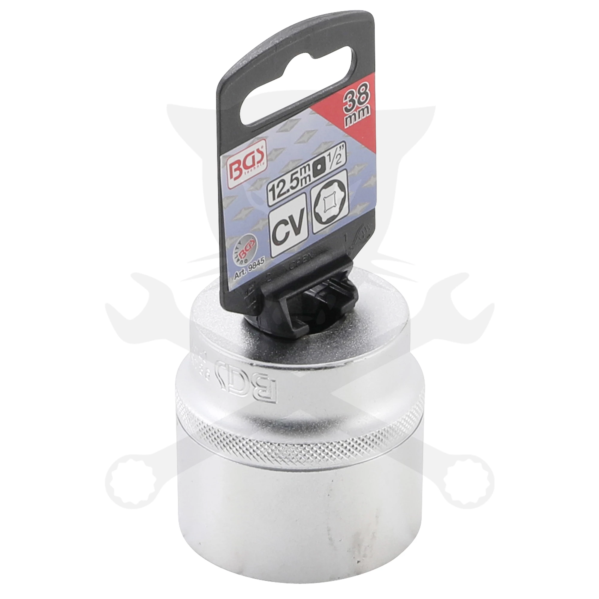 Dugókulcs - crowafej 1/2" 6 lap normál 38 mm - BGS Technic - Image 2