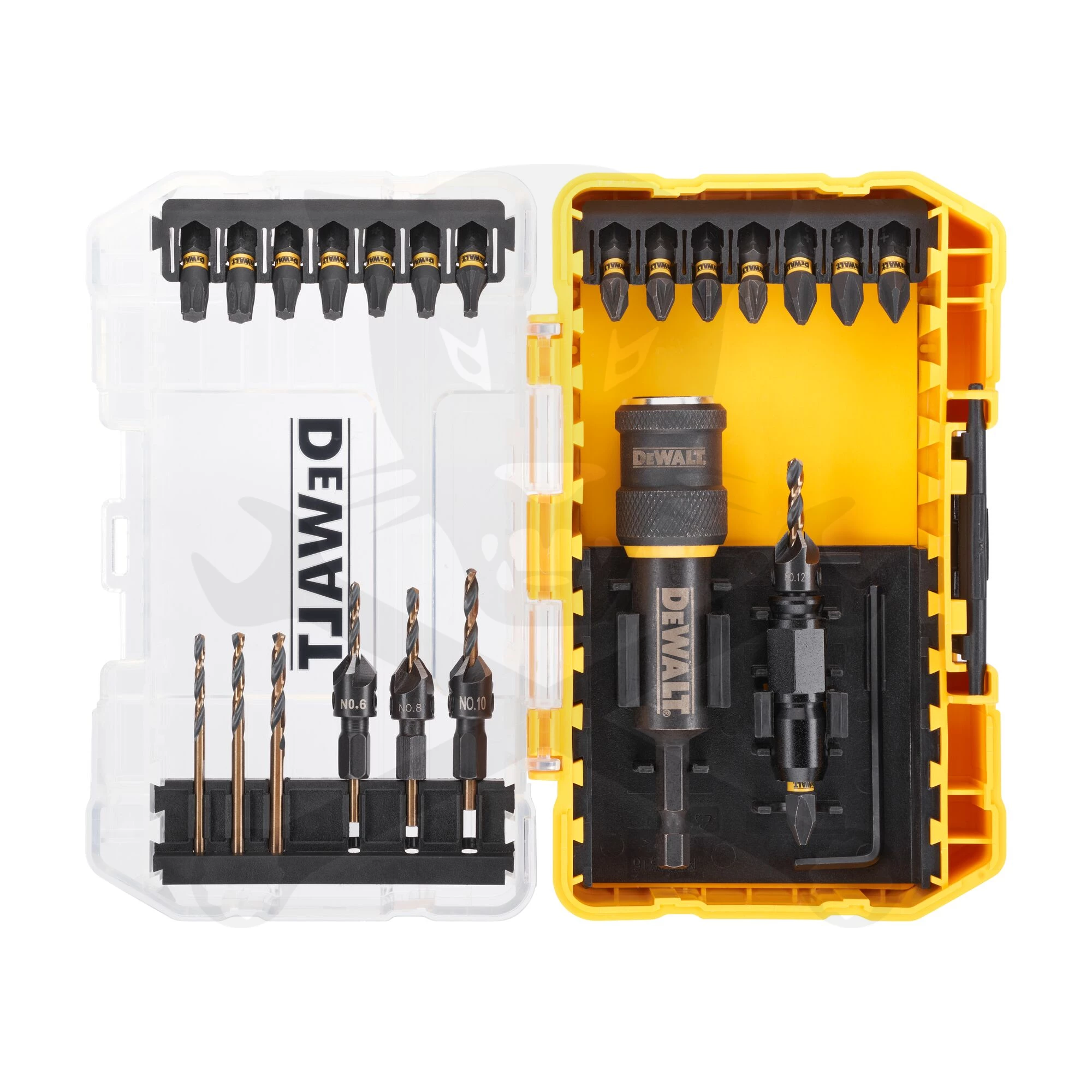 Bitkészlet fúrószárral + adapter készlet 23 db-os - DeWalt - Image 2