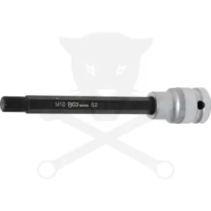 Rátűzőkulcs - crowa+bit 1/2" XZN - Spline M10 x 140 mm hosszú - BGS
