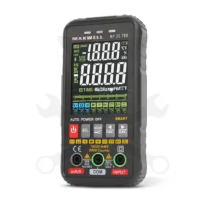 Multiméter, digitális DC 600V / AC 600V Autómata, Színes - Maxwell