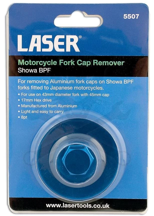 Motorkerékpár villasapka eltávolító 8 lapú 43/45 mm -Showa BPF- Laser - Image 3