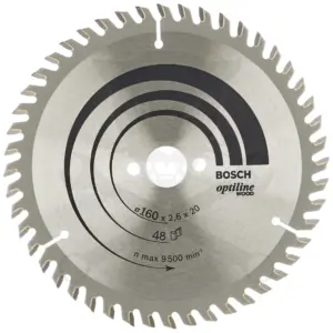 Körfűrészlap 160x2,6 mm OP WO H 160x20 -univerzális- Bosch (2.608.640.732)
