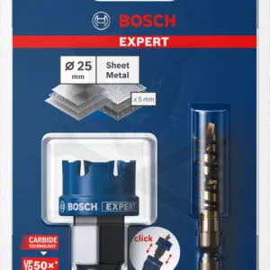 Körkivágó - lyukfűrész - Carbid fogakkal 25 x 5 mm - Bosch