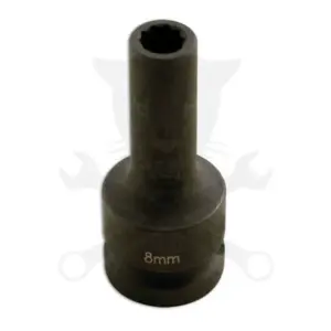 Többrészes split rim felnihez dugókulcs - 10 lapú csavarfejre  8 mm