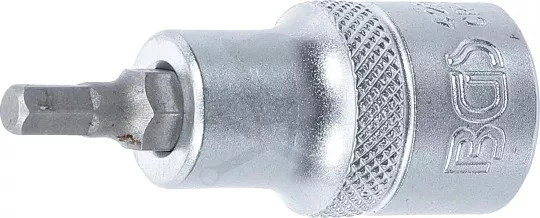 Rátűzőkulcs - crowa+bit 1/2" imbusz 5 mm x 53 mm - BGS