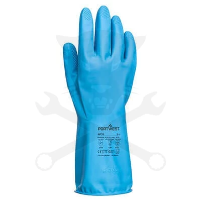 Kesztyű gumi latex élemiszeripari 7/S - 1 pár - Portwest - Image 2