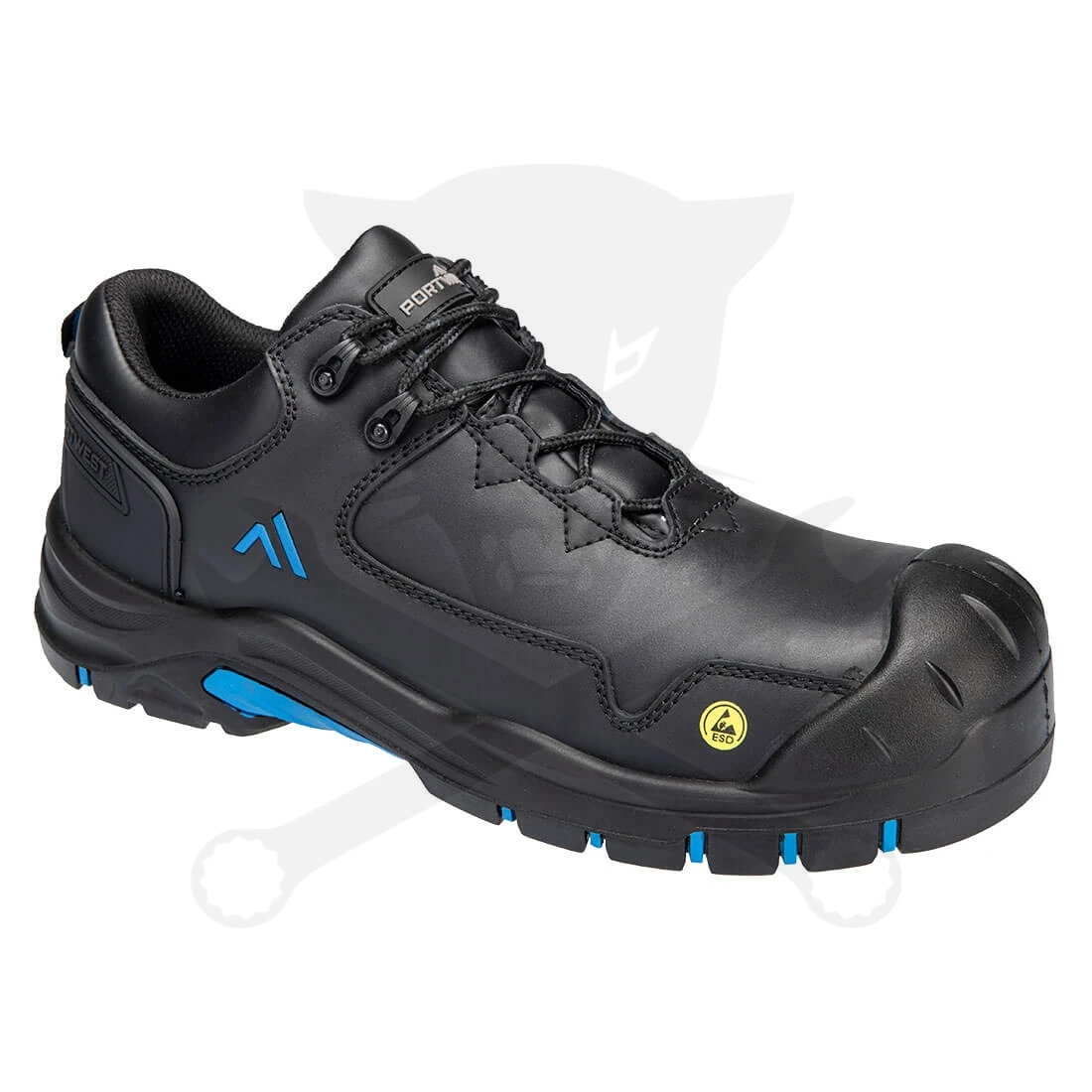 Munkavédelmi cipő PORTWEST - Apex S3S ESD HRO SR SC FO fekete 43-as