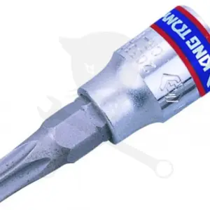 Rátűzőkulcs - crowa+bit 1/4" torx T8 - King Tony