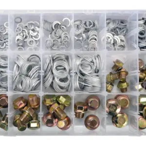 Olajleeresztő csavar készlet 534 db-os - ALUMINIUM alátétekkel