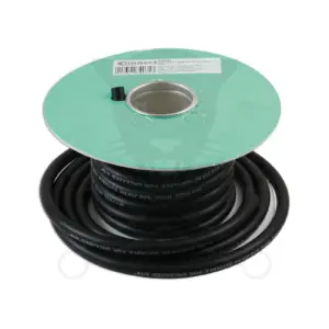 Üzemanyagtömlő  5 mm x 7.6 méter - fekete spec. gumicső