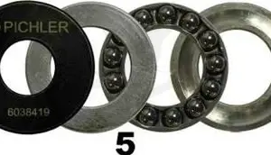 Pichler tartozék F9Q-05 Támcsapágy + tartó adapter készlet F9Q-1.9 DCI