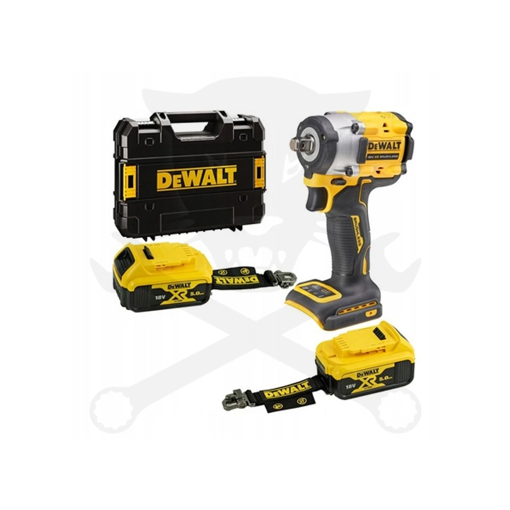Ütvecsavarozó, akkus 18V 406 Nm 1/2" 2db 5.0Ah, akasztóval -