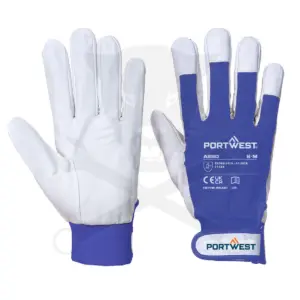 Kesztyű Premium sertésbőr Work  8-as M Kék