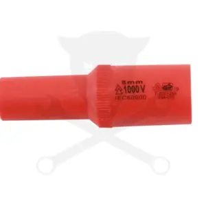 Dugókulcs VDE 1000 V Szigetelt/Hibrid hosszú, mágneses 3/8" 13 mm