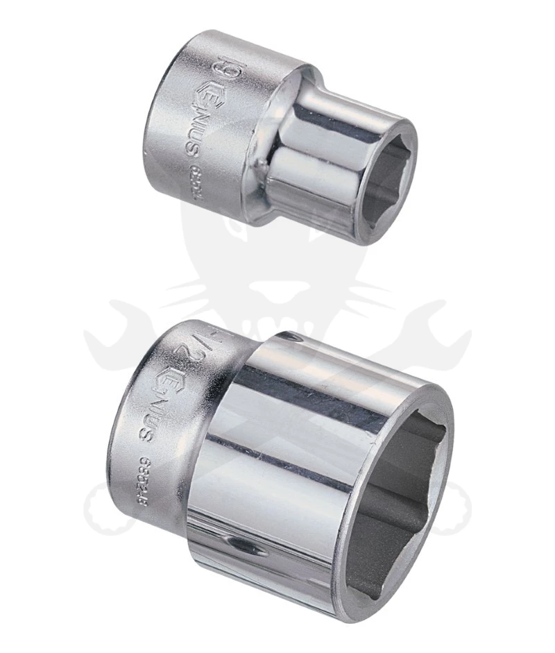 Dugókulcs - crowafej 3/4" 6 lap normál 59 mm Genius