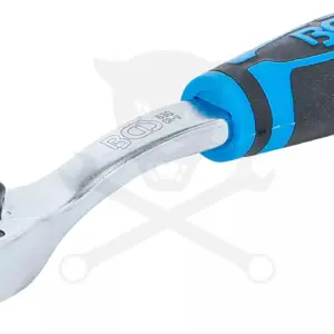 Crowa racsnis kulcs 1/4" 90 fogú, irányváltós - BGS