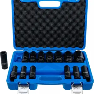 Légkulcsfej készlet 1/2" 14 db 10-32 mm metrikus hosszú BGS