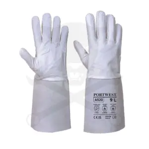 Kesztyű hegesztő, hő-lángálló- Szürke, AWI/TIG  9/L - Portwest