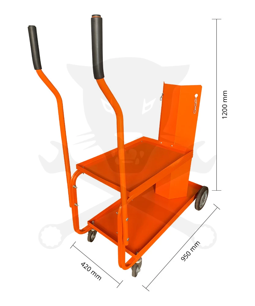 CO hegesztőkocsi MIG-AWI-MMA 420x950x1200 mm