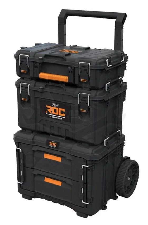 Szerszámos láda ROC Pro Gear 2.0 Gurulós teleszkópos hordozókocsi -Keter - Image 4