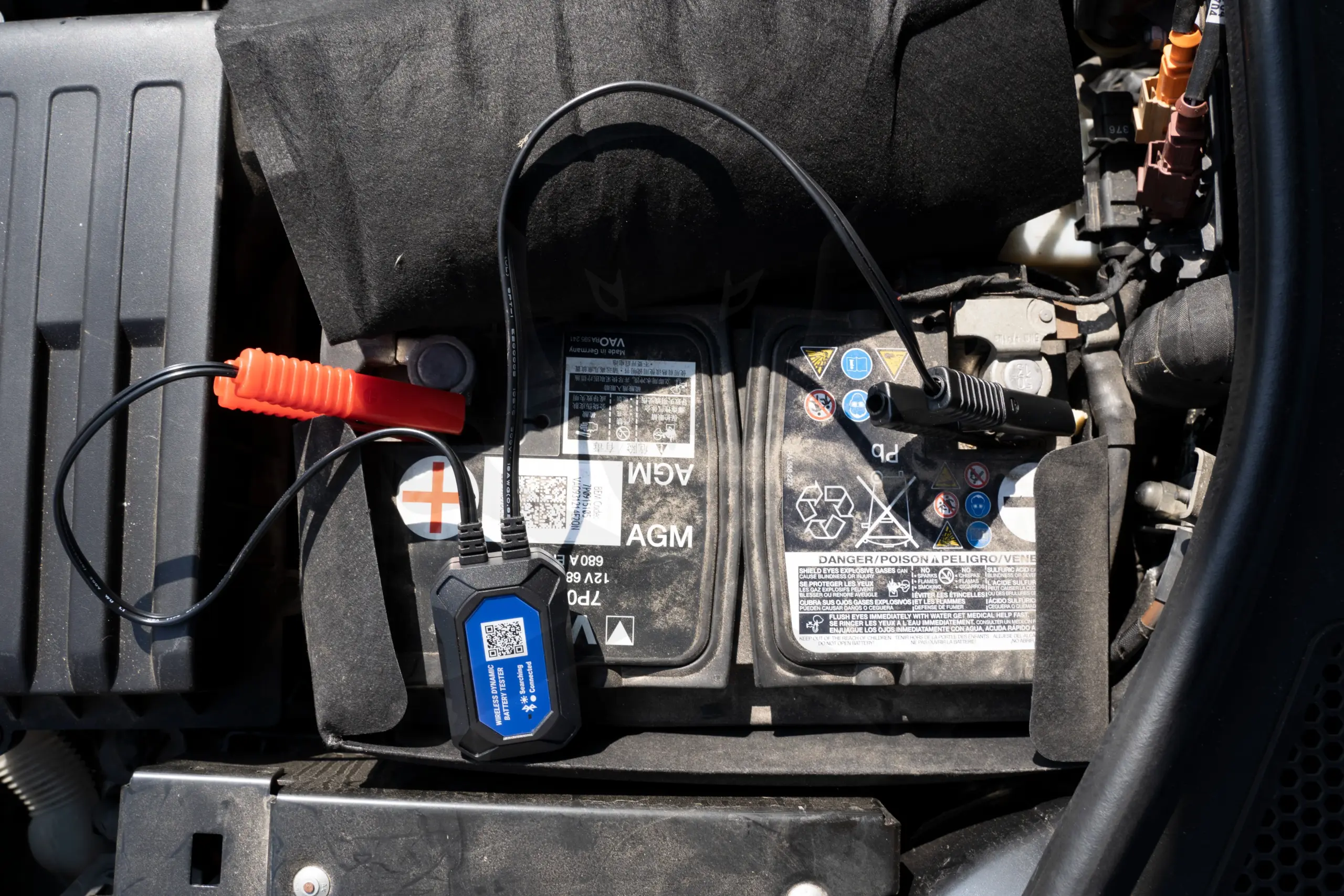 Akkumulátor teszter Bluetooth + Élő figyelő dinamikus teszt 0-36V - Image 3