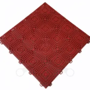 Sportpálya padló - SwissDeck SportDeck 33,3 x 33,3 cm - Racing Red