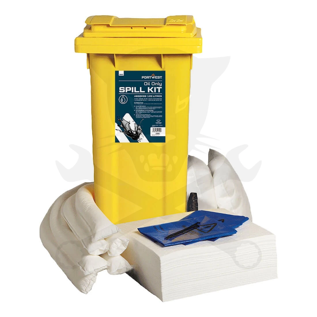 Olajmegkötő - olajfelszívó paplan/ hurka készlet 120 l. fehér - Portwest