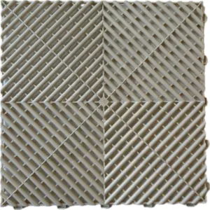 Műhelypadló - SwissDeck RibDeck Classic 33,3 x 33,3 cm - Ivory/Elefántcs