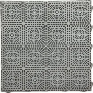 Sportpálya padló - SwissDeck SportDeck 33,3 x 33,3 cm - Pearl Silver