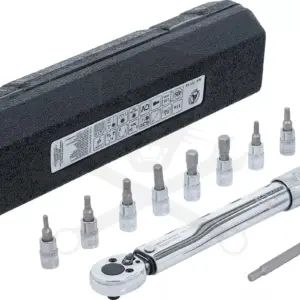Nyomatékkulcs 2-24 Nm 1/4" 11 db-os készlet - BGS Do it Yourself
