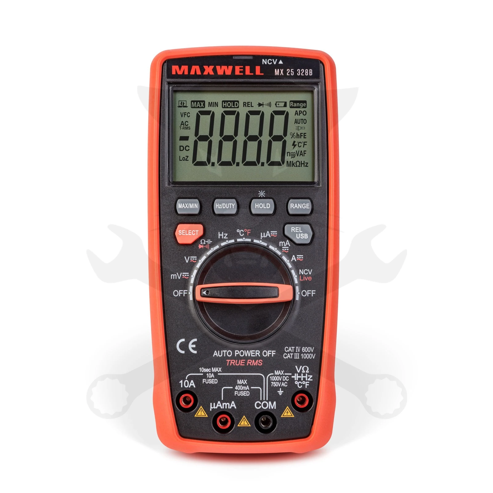 Multiméter, digitális DC 1000V / AC 750V NCV - USB - Maxwell - Image 4