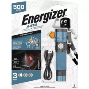 Elemlámpa LED 1 CREE Autós Biztonsági Újratölthető Energizer