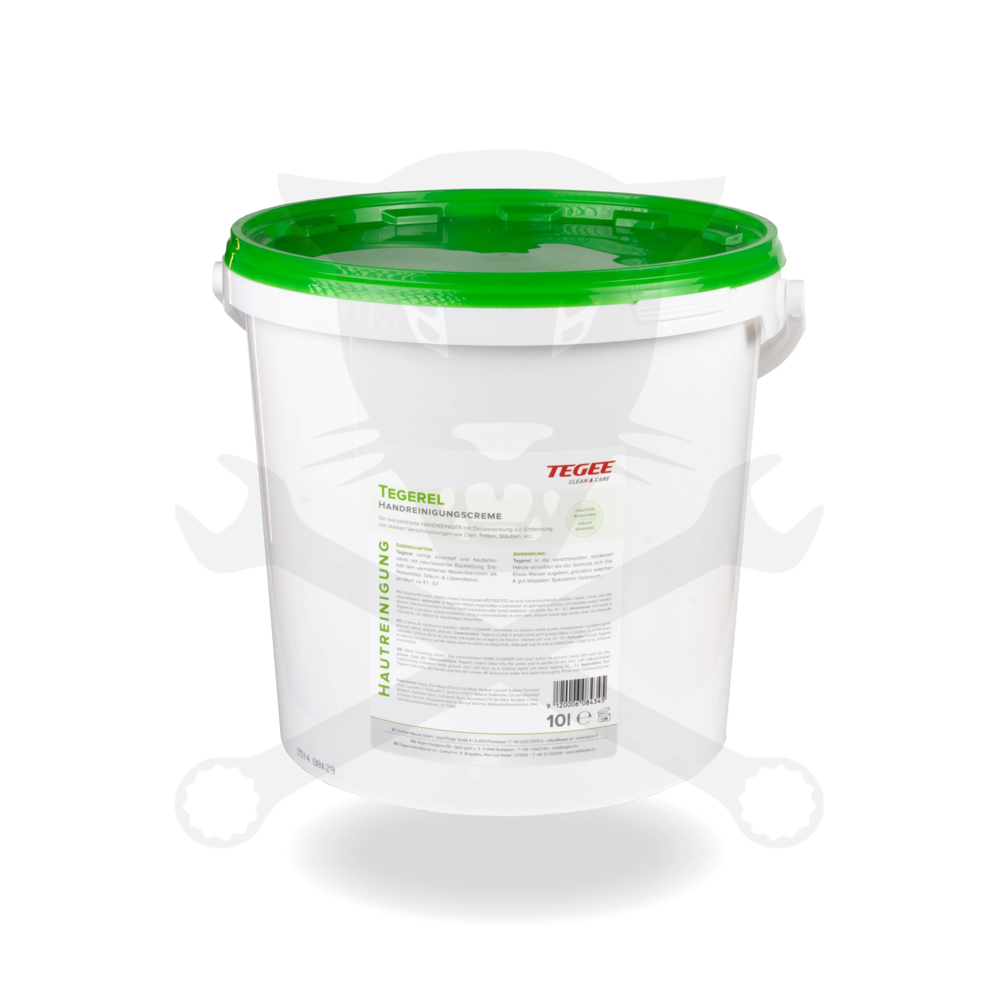 Kézmosó - kéztisztító krém - Hand Clean STRONG - 10 Liter