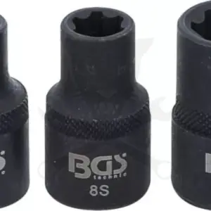 Hengerfej kulcs 1/2" RIBE készlet Nissan, Renault 3 db: M6S-M8S-M12S - BGS
