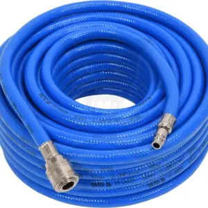 Levegőtömlő szerelt 20 méter 10 mm / 15 mm - KÉK - Yato