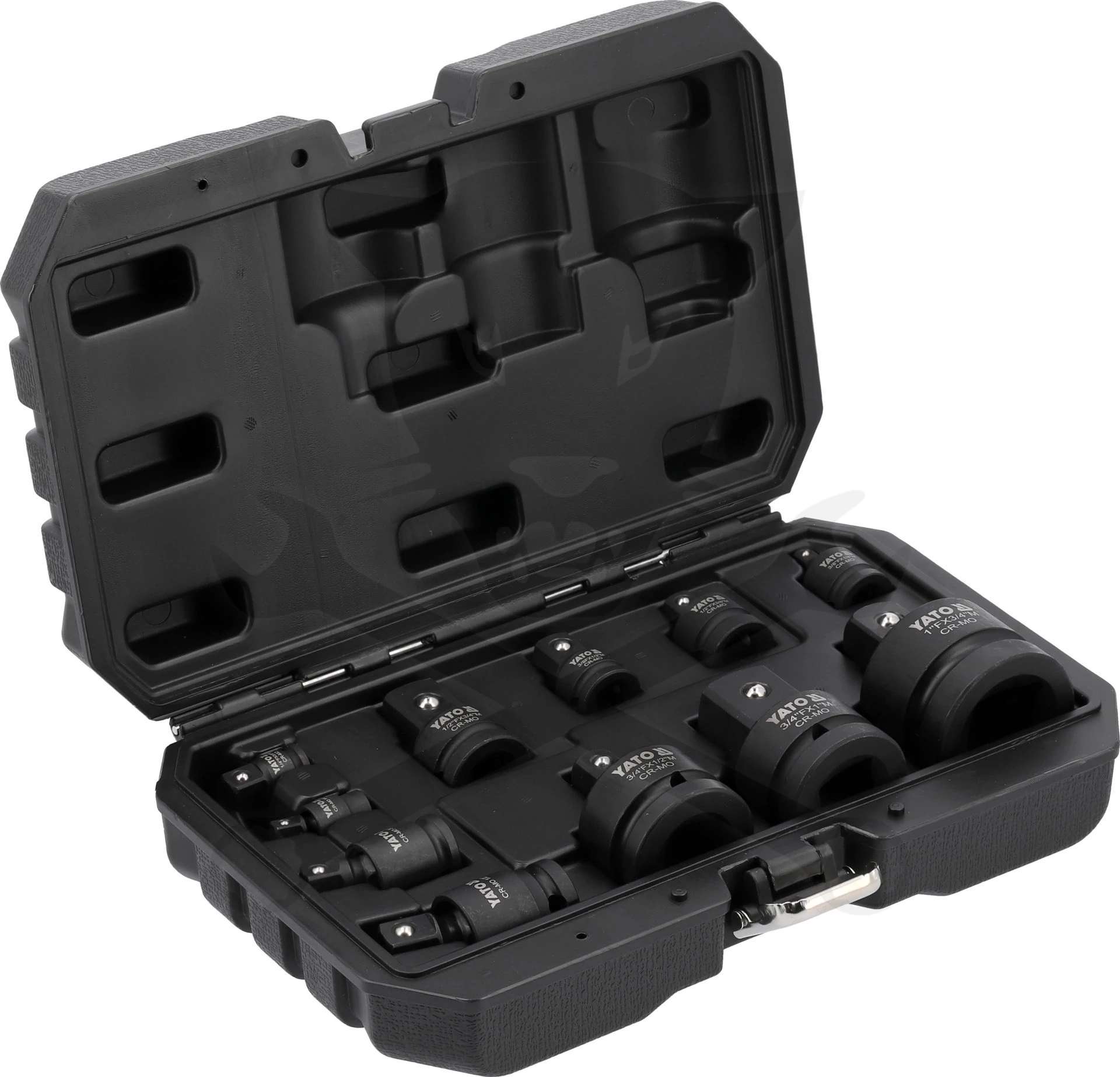 Adapter készlet 1/4"-3/8"-1/2"-3/4"-1" 11 db-os készlet- gépi - Yato - Image 2