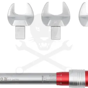 Nyomatékkulcs 10-100 Nm - Cserélhető fej 1/2"/14x18mm Villás:17-29 mm