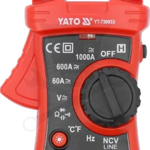 Multiméter, lakatfogós DC 1000 / AC 750V - Yato