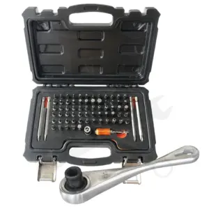 Csavarhúzó bit készlet 71 db-os + Ajándék racsnis kulcs - SP Tools